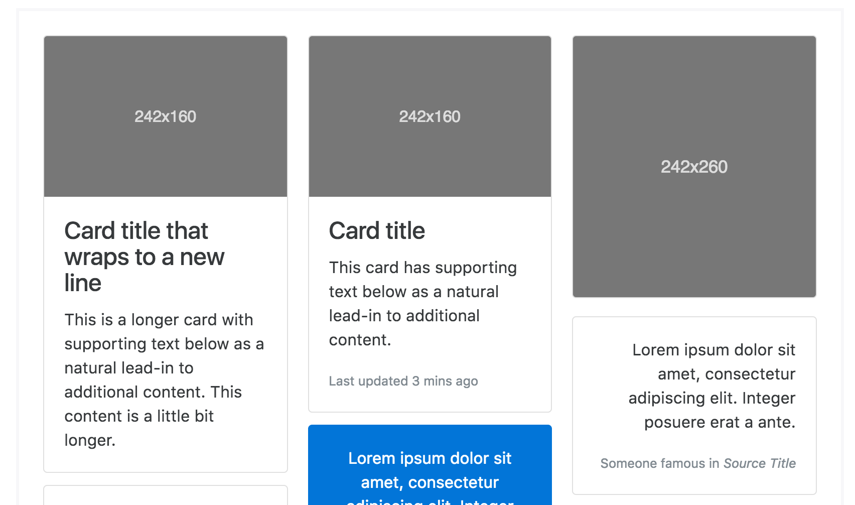Cards