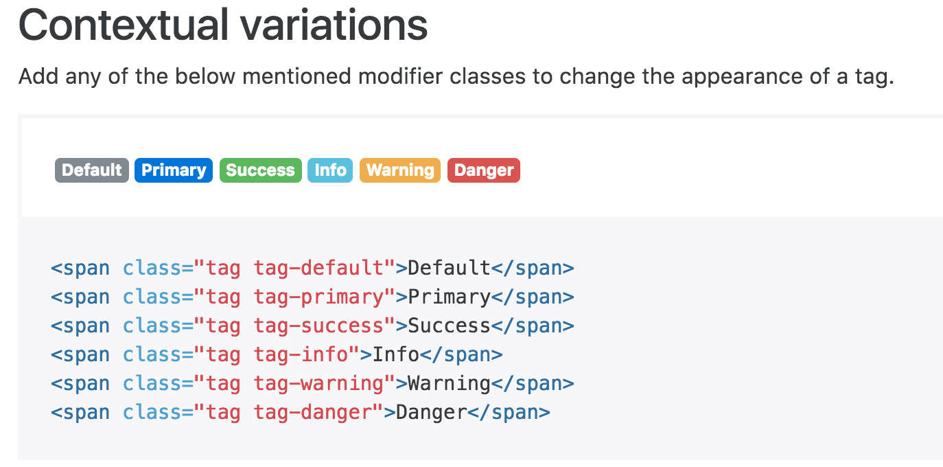 Tags