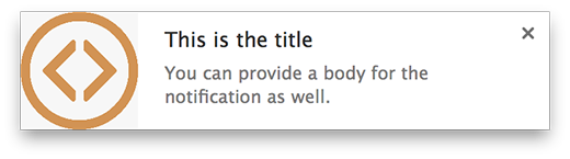 Chrome Notification