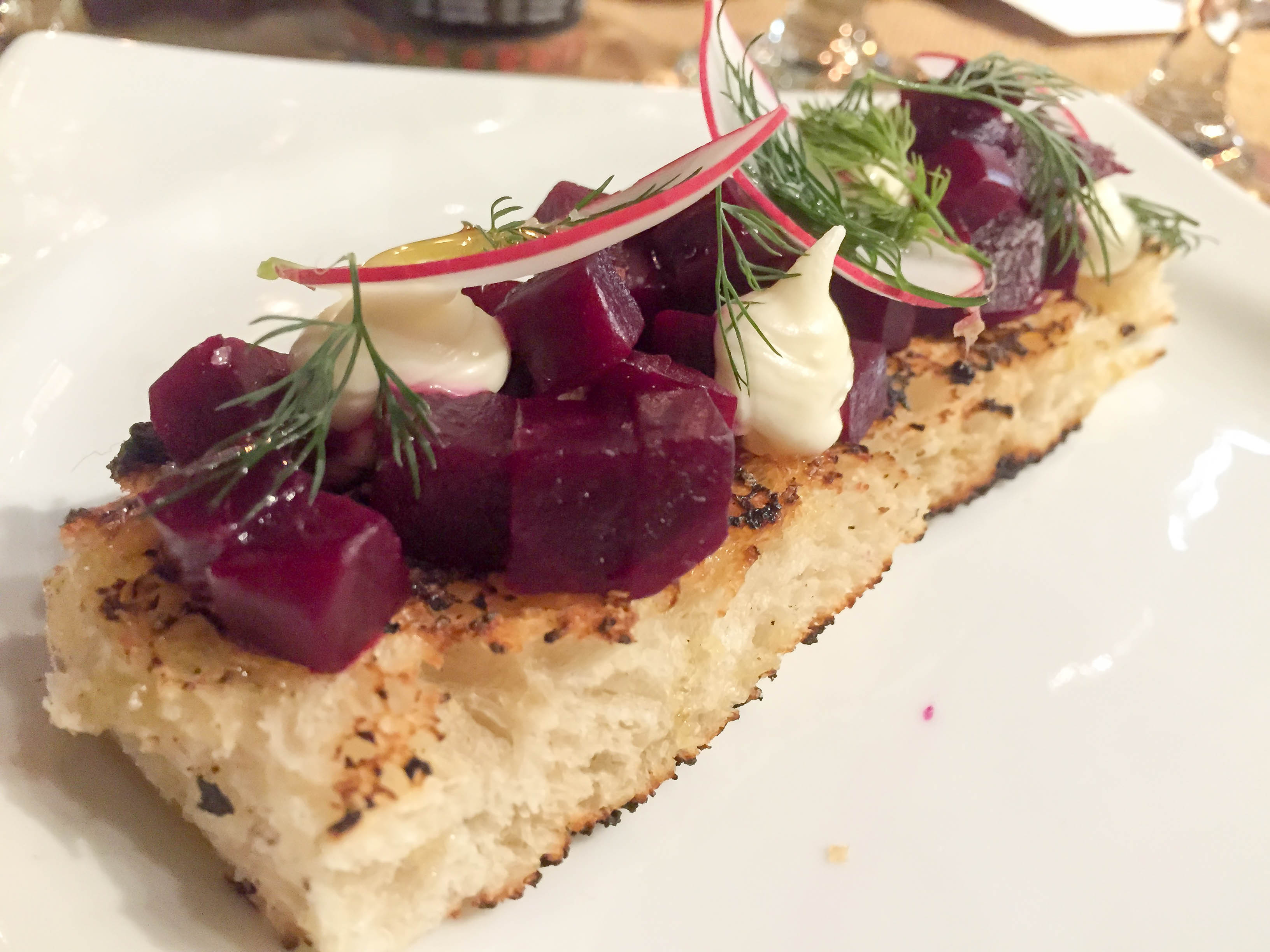 Red Beets Tartine