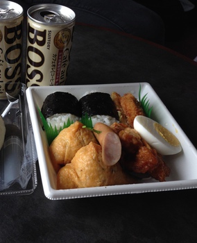 A cheap breakfast from 7-11. With most places closed for breakfast, this was one of a few options that would let us eat and start visiting sites early.