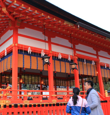 Beautiful shrine building.