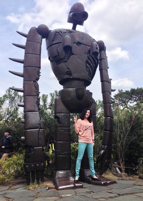 Marilyn and a Robot Soldier