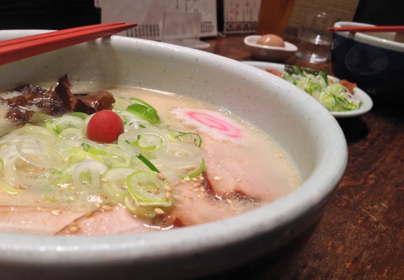 Delicious Hokaido style ramen from Ramen Santouka.