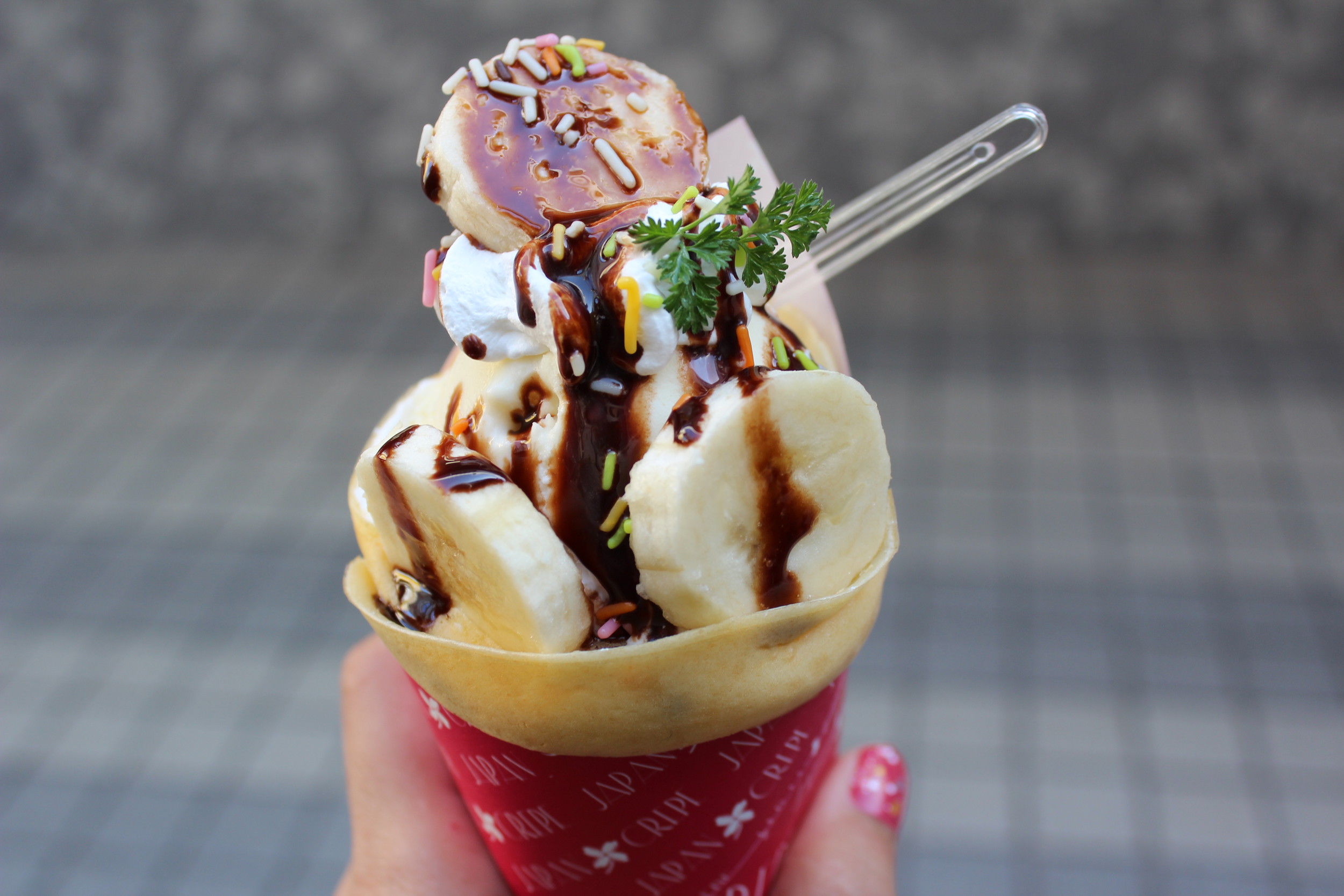 Delicious crepes, worth the wait.