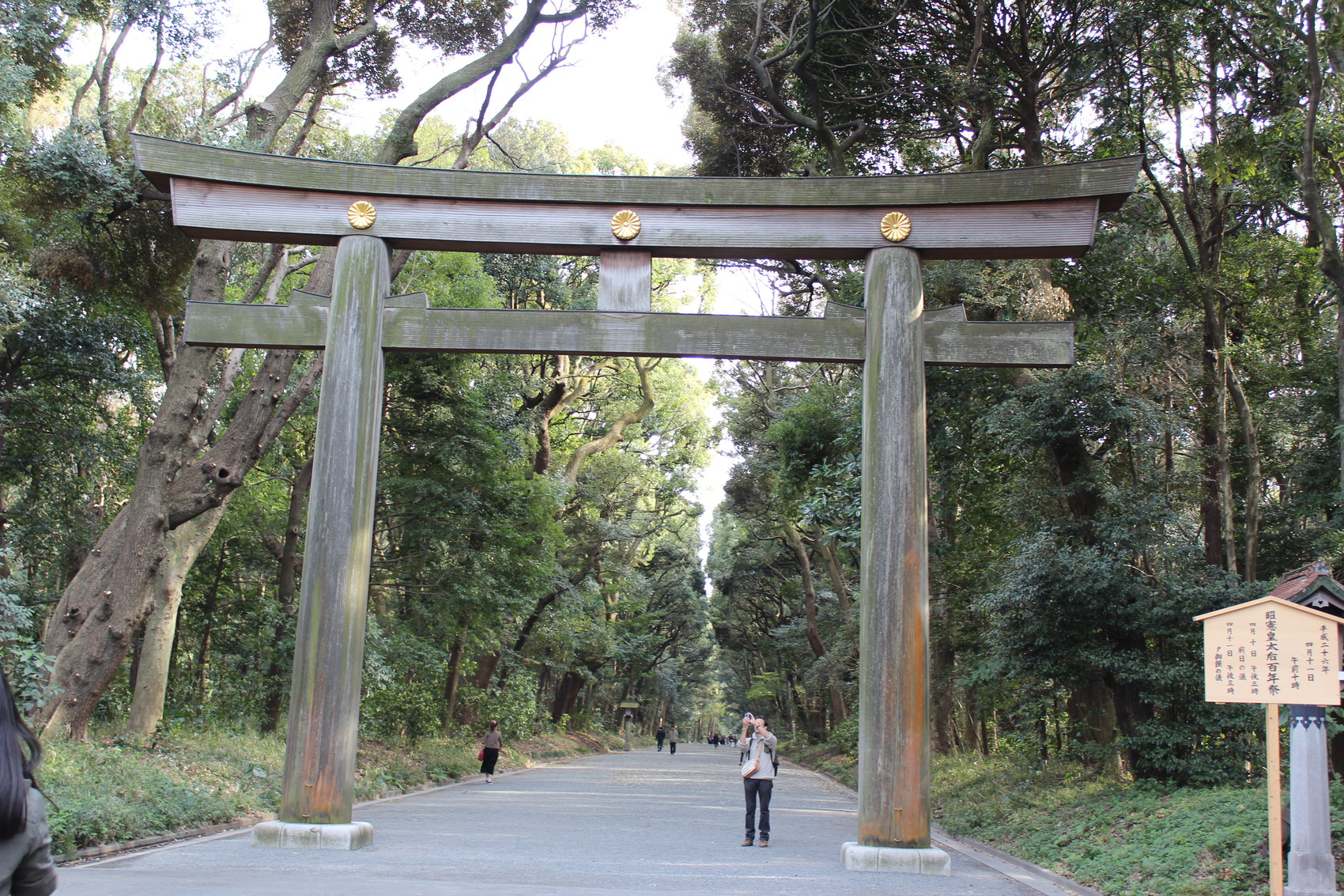 Entrance to the Meiji Shrine
