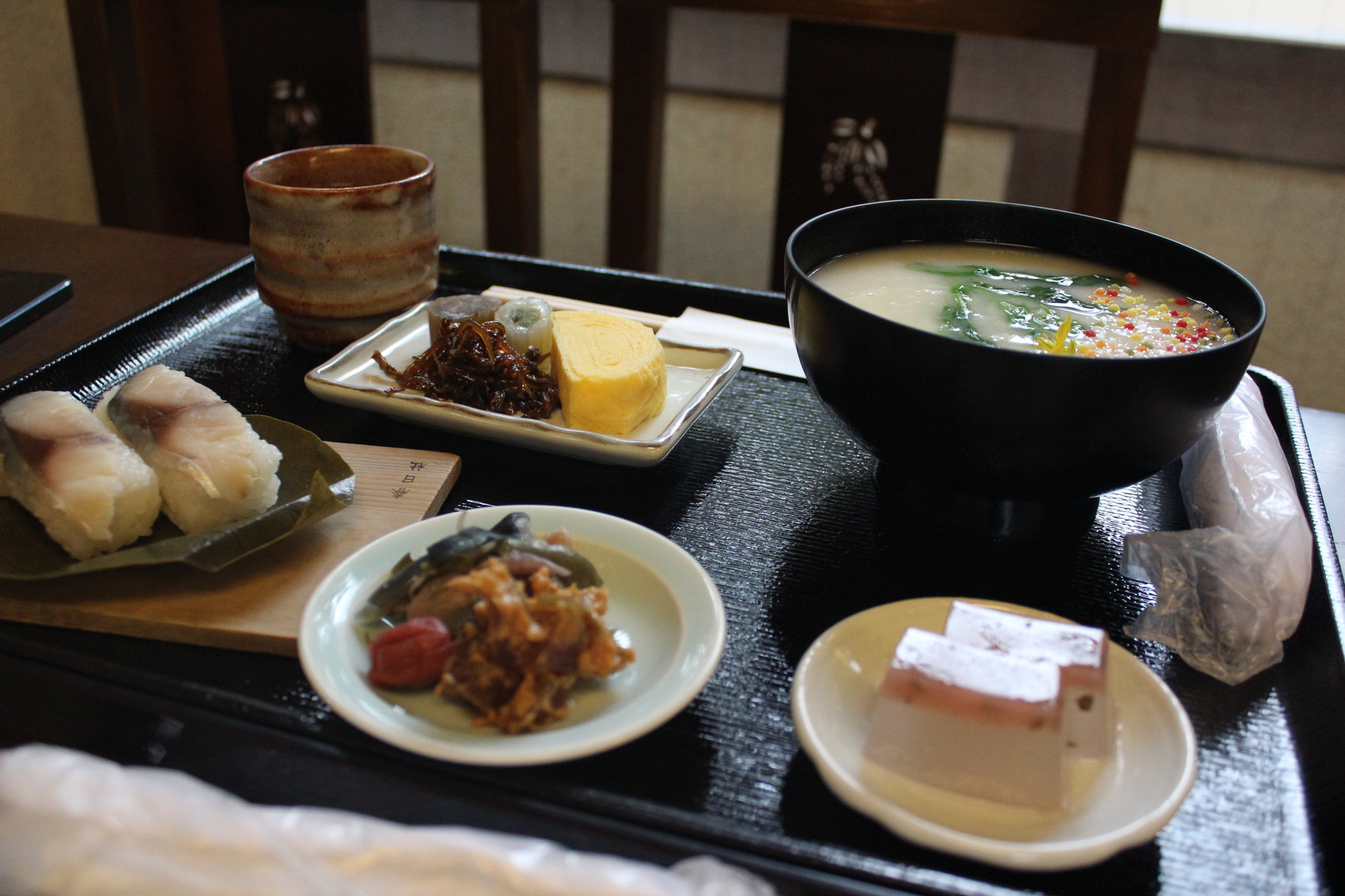 A light lunch we split to save room for sampling more options later.