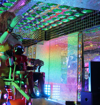 The entrance to the restaurant.