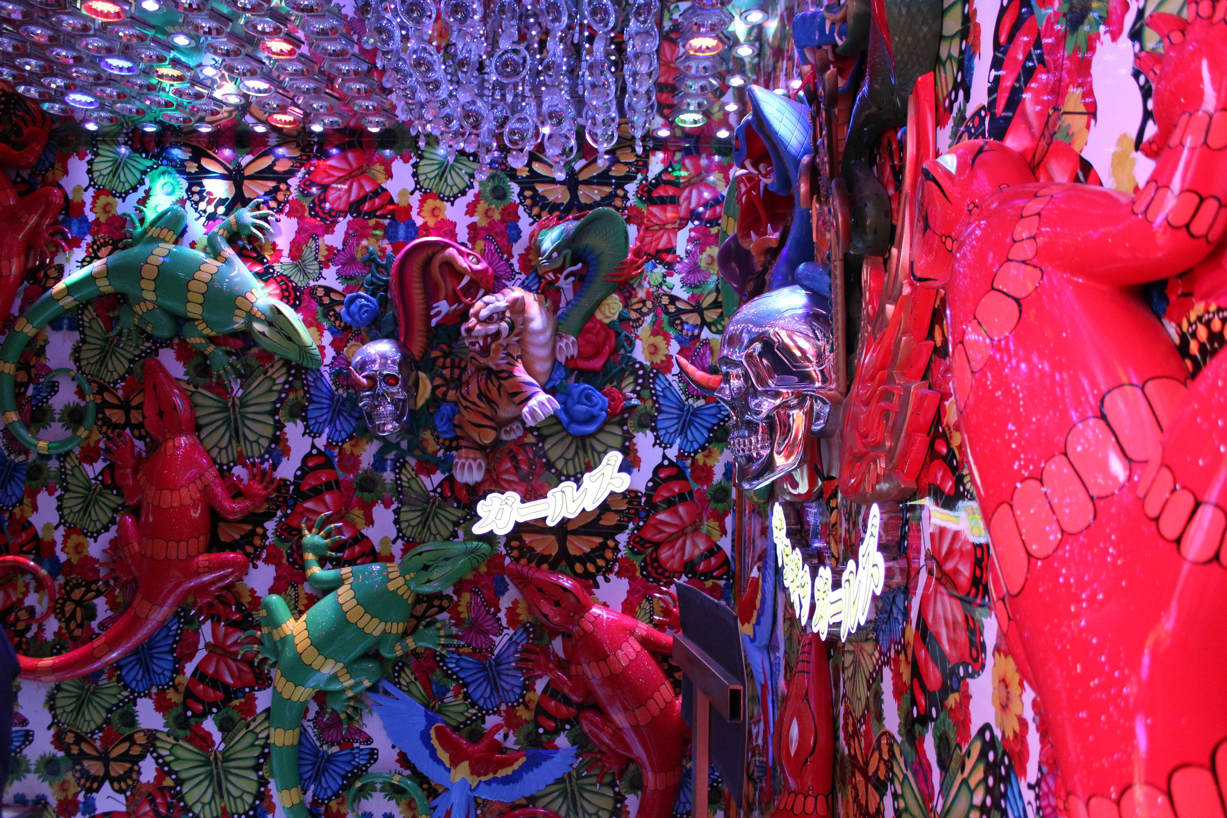 The walk down to the show.