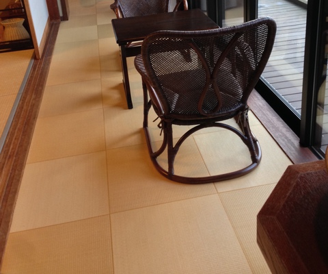 Two pairs of chairs, each with a view.