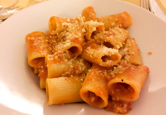 First pasta of the trip