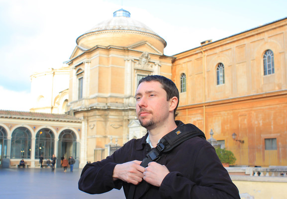 Adam at the Vatican (by Marilyn)