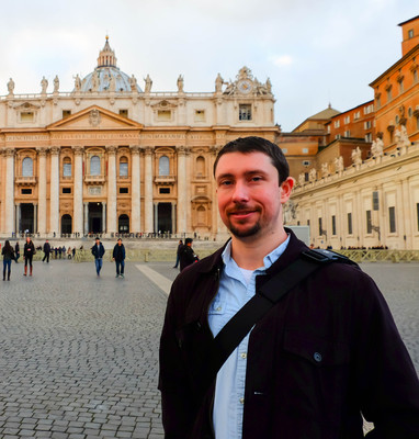 Adam at St. Peters (by Marilyn)